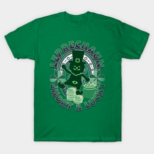 Funny Leprechauns - Short & Lucky - St. Patricks Parades T-Shirt